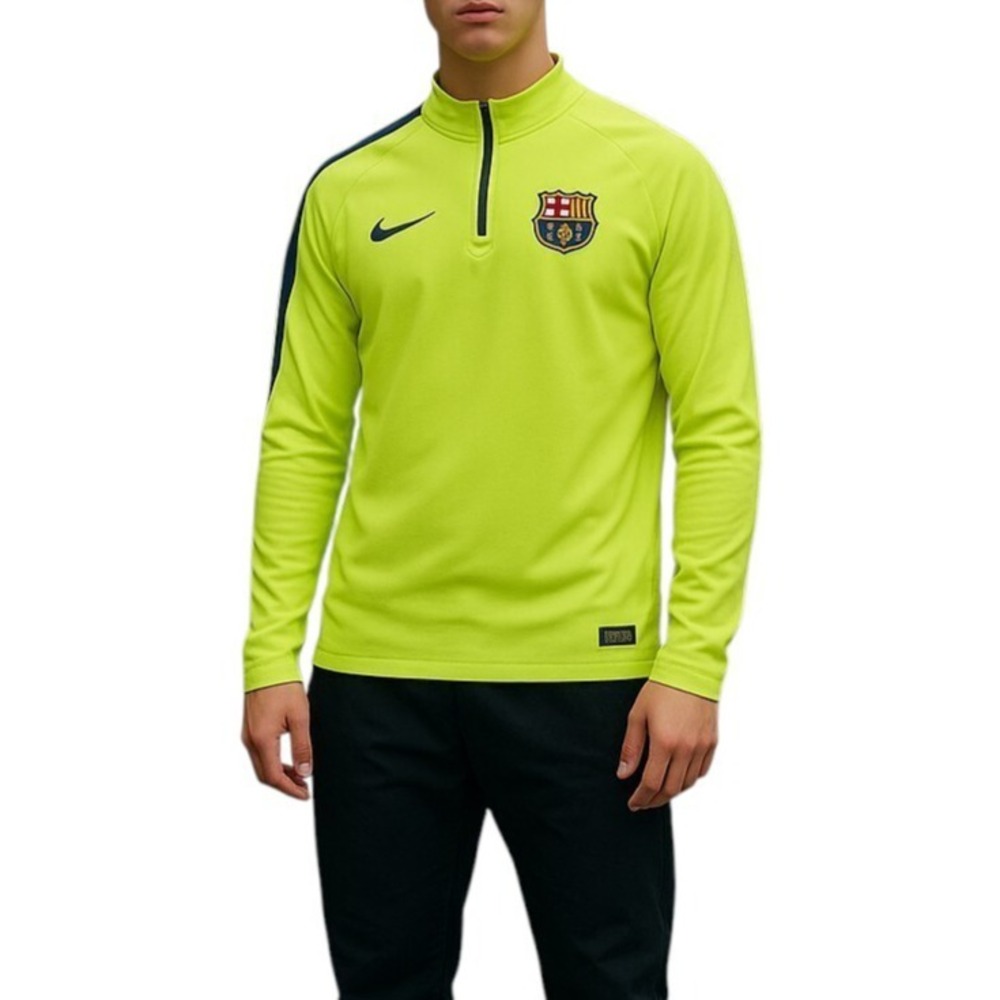 FC Barcelona Squad Midlayer Top 2014/15 Nike Training Pullover - Men's Small